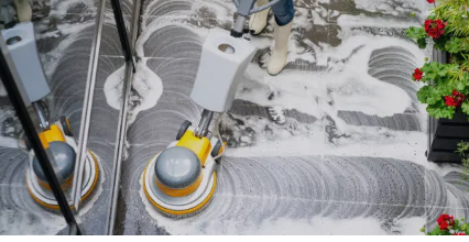 commercial floor cleaning